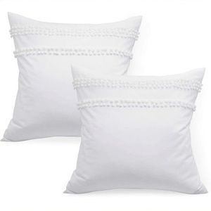 EUC Trina Turk Freya Pom Euro Sham Set 26x26